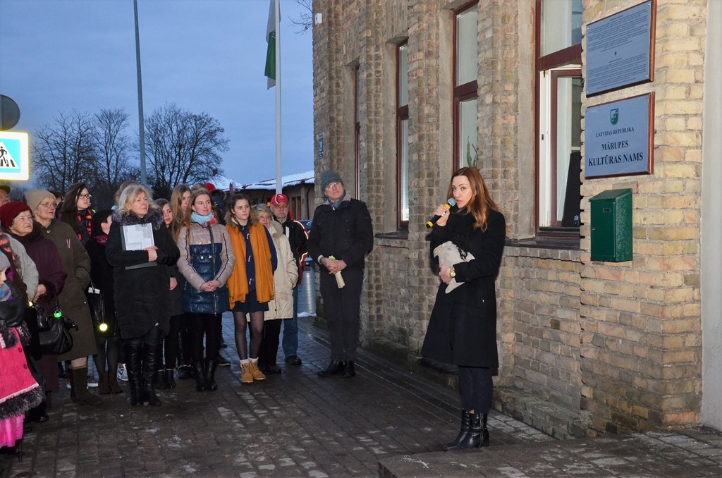 Mārupes Kultūras nama ēkas plāksnes atklāšana, 08.03.2017.