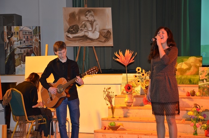 Mākslas izstādes “Tēriņu ielas mistērijas” atklāšana,12.04.2013.