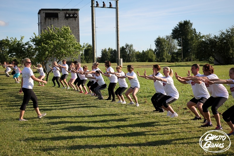 Ghetto Games fitnesa treniņš Tīrainē, 01.06.2015.