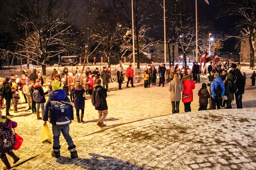 Mārupes novadā atzīmē Lāčplēša dienu, 11.11.2016.