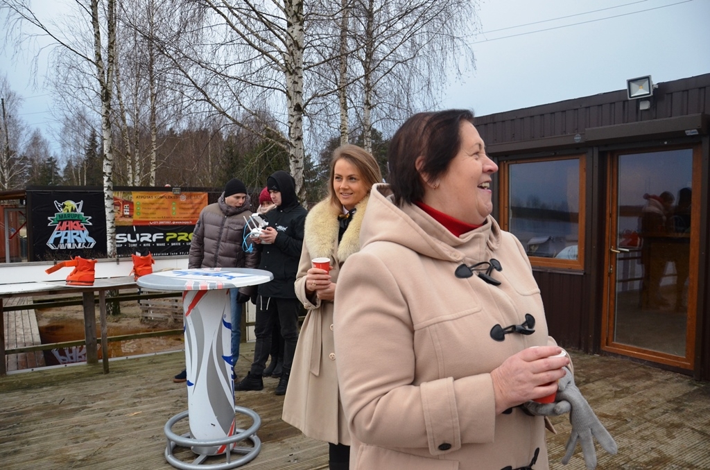 Mini skeitošanas rampas atklāšana Mārupes Veikparkā, 10.12.2016.