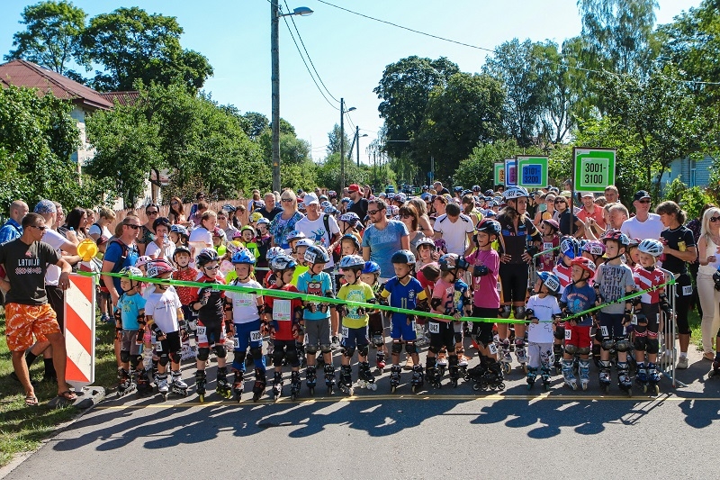 Skrituļošanas maratons Mārupē, 10.08.2014.