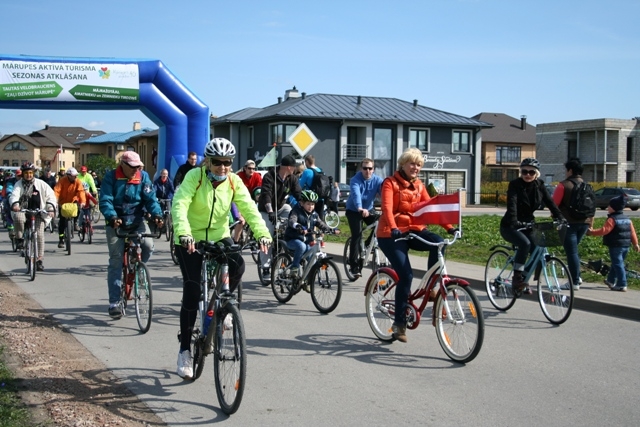 Tautas velobrauciens “Zaļi dzīvot Mārupē!”, 04.05.2015.