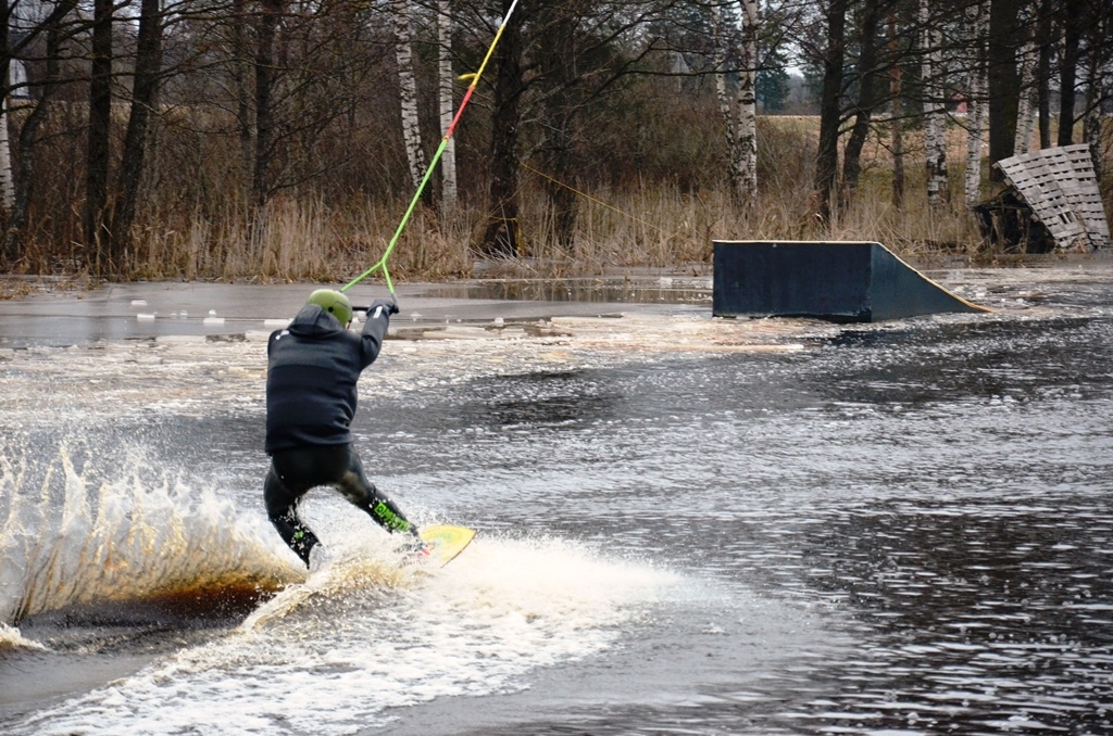 Mini skeitošanas rampas atklāšana Mārupes Veikparkā, 10.12.2016.
