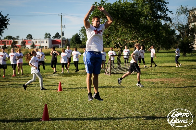Ghetto Games fitnesa treniņš Tīrainē, 01.06.2015.