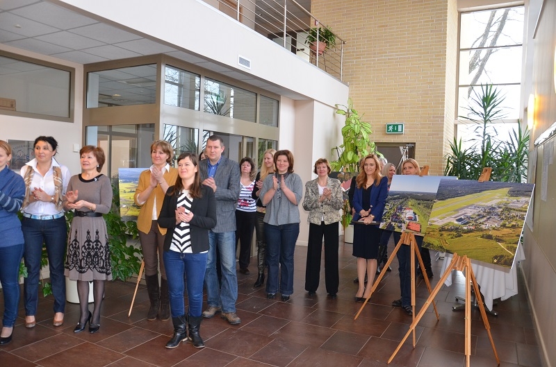 Mārupes novada 90 gadu jubilejas foto izstādes atklāšana, 30.01.2015.