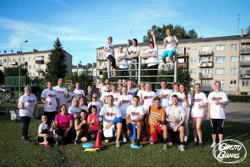 Ghetto Games fitnesa treniņš Tīrainē, 01.06.2015.