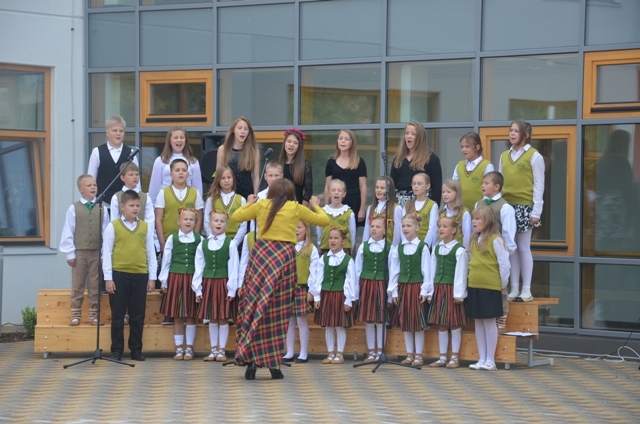 Mārupes pamatskolas jaunās piebūves atklāšana, 31.08.2015.