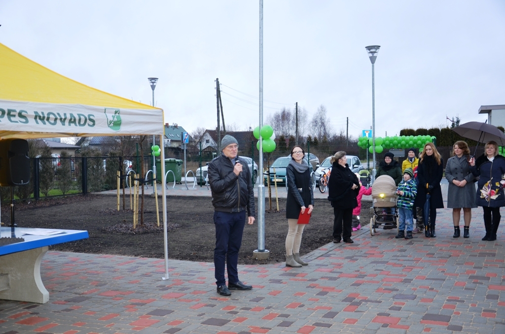 Gerberu ielas sporta laukuma atklāšana 22.12.2015.