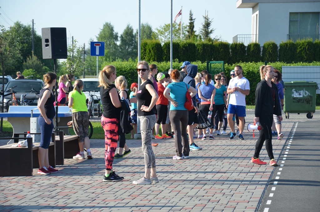 Brīvdabas fitnesa 1.nodarbība Mārupes novadā 23.05.2016.