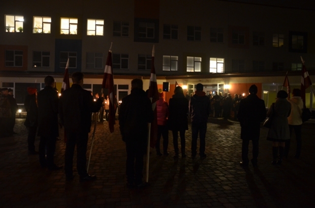 Lāčplēša dienas lāpu gājiens Mārupē, 11.11.2013.
