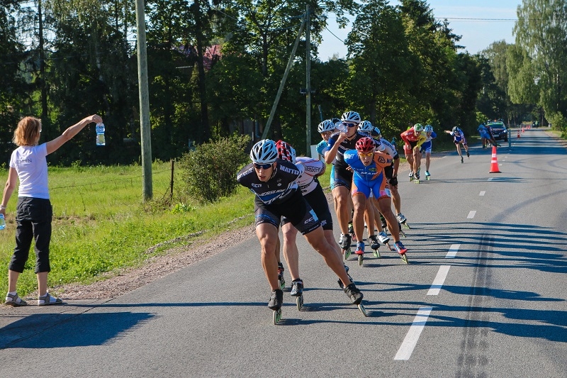 Skrituļošanas maratons Mārupē, 10.08.2014.
