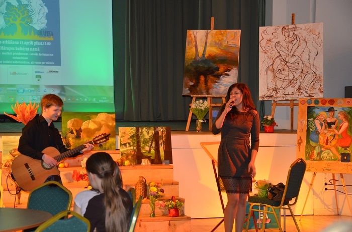 Mākslas izstādes “Tēriņu ielas mistērijas” atklāšana,12.04.2013.