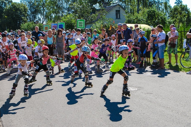 Skrituļošanas maratons Mārupē, 10.08.2014.