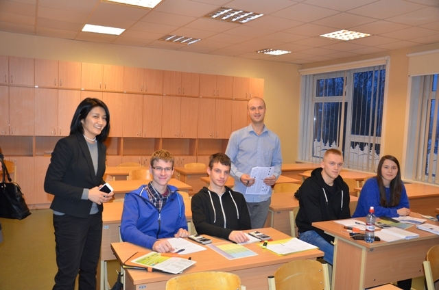 Kirgizstānas izglītības un zinātnes ministres vizīte Mārupē, 08.01.2015.