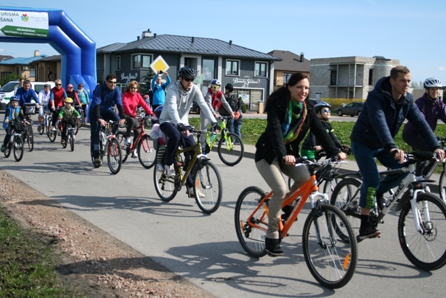 Tautas velobrauciens “Zaļi dzīvot Mārupē!”, 04.05.2015.
