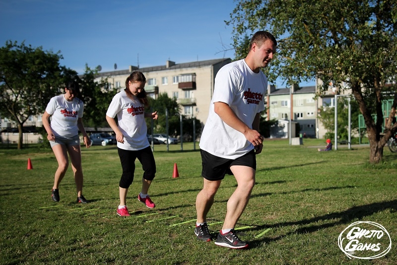 Ghetto Games fitnesa treniņš Tīrainē, 01.06.2015.