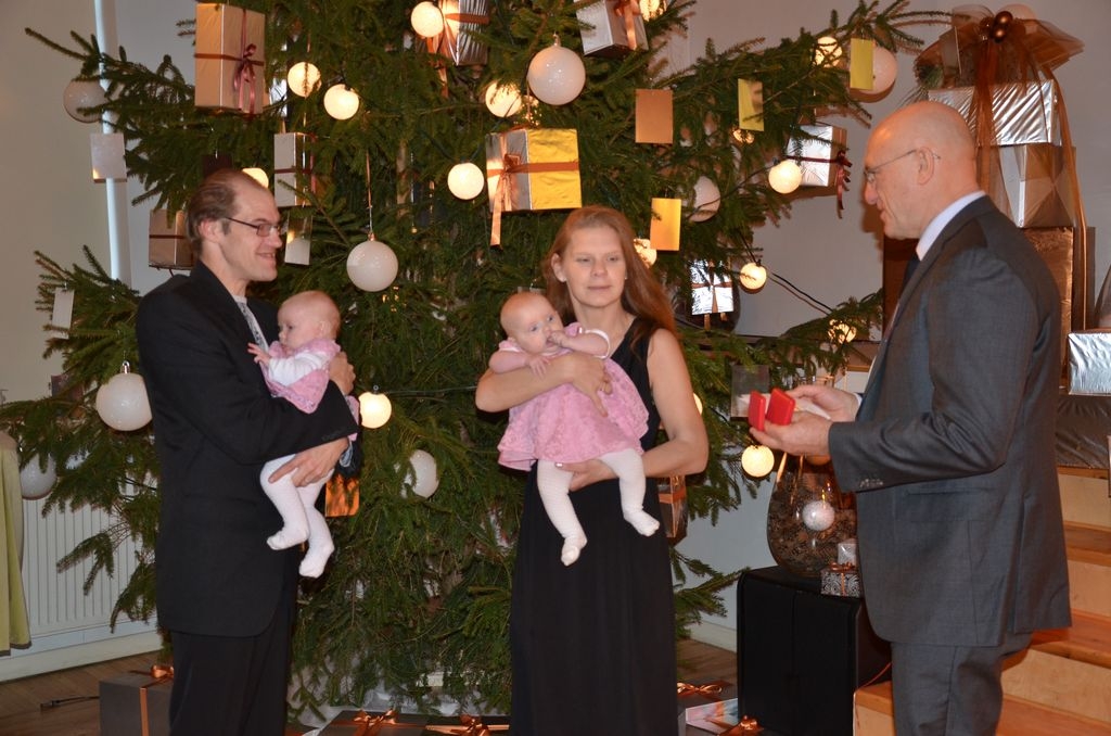 Jaundzimušo sveikšanas pasākums “Esmu mazais mārupietis”, 19.12.2015.