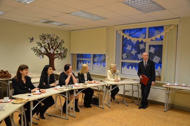 Kirgizstānas izglītības un zinātnes ministres vizīte Mārupē, 08.01.2015.