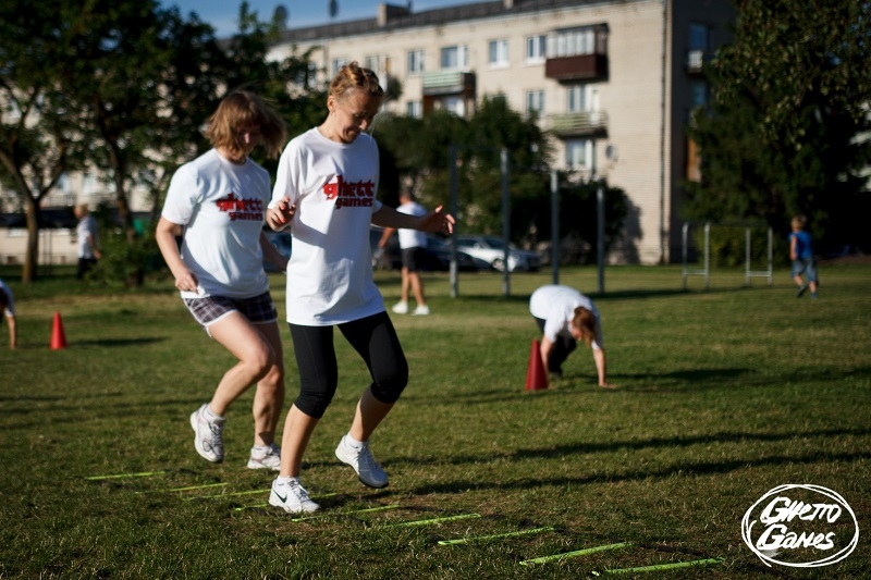 Ghetto Games fitnesa treniņš Tīrainē, 01.06.2015.