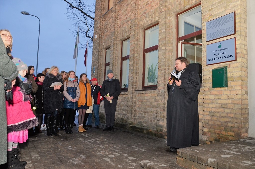 Mārupes Kultūras nama ēkas plāksnes atklāšana, 08.03.2017.
