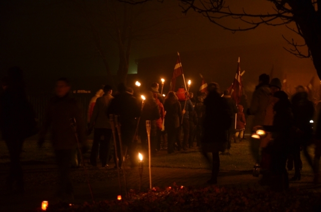 Lāčplēša dienas lāpu gājiens Mārupē, 11.11.2013.