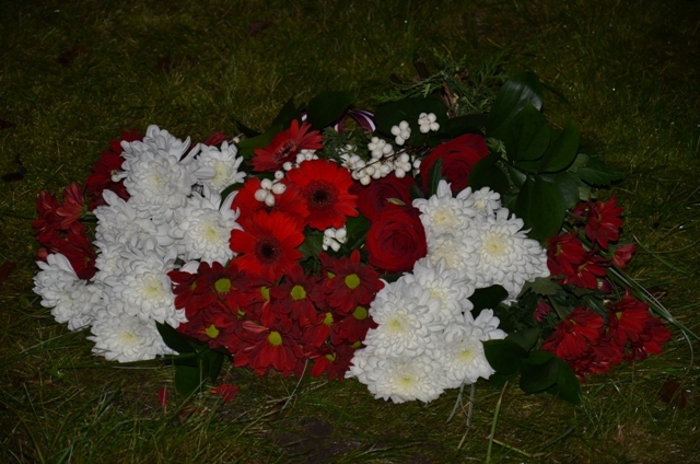 Lāčplēša dienas piemiņas brīži un lāpu gājiens Mārupē, 11.11.2014.
