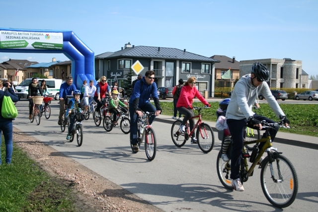Tautas velobrauciens “Zaļi dzīvot Mārupē!”, 04.05.2015.