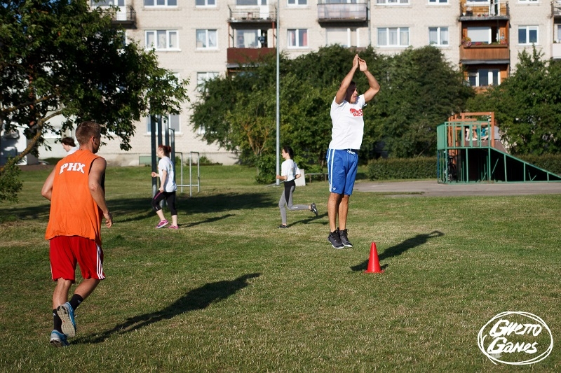 Ghetto Games fitnesa treniņš Tīrainē, 01.06.2015.