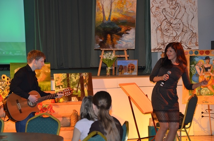Mākslas izstādes “Tēriņu ielas mistērijas” atklāšana,12.04.2013.