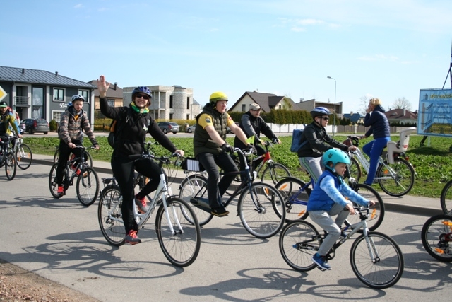 Tautas velobrauciens “Zaļi dzīvot Mārupē!”, 04.05.2015.