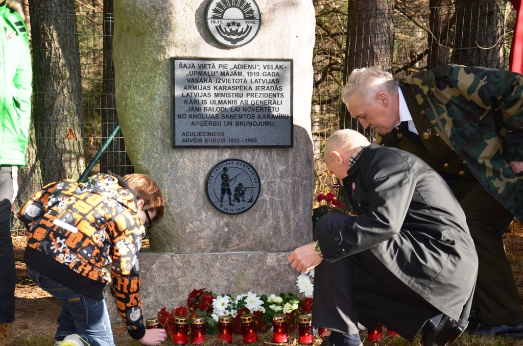 Lāčplēša diena – Atceres brīdis Jaunmārupē 11.11.2015.