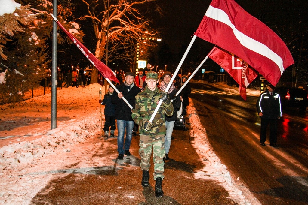 Mārupes novadā atzīmē Lāčplēša dienu, 11.11.2016.