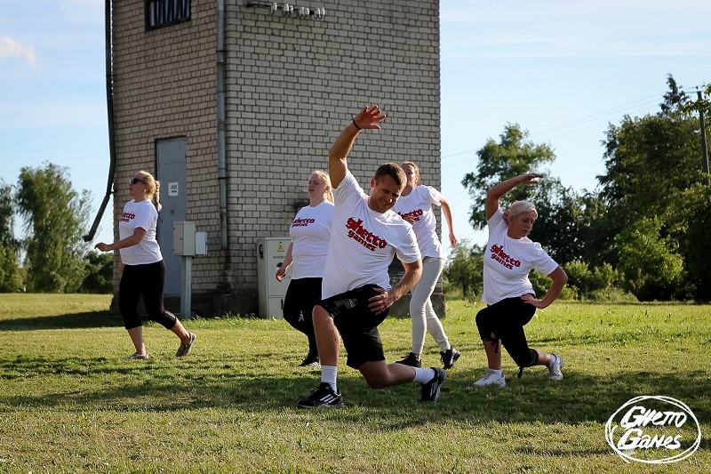 Ghetto Games fitnesa treniņš Tīrainē, 01.06.2015.