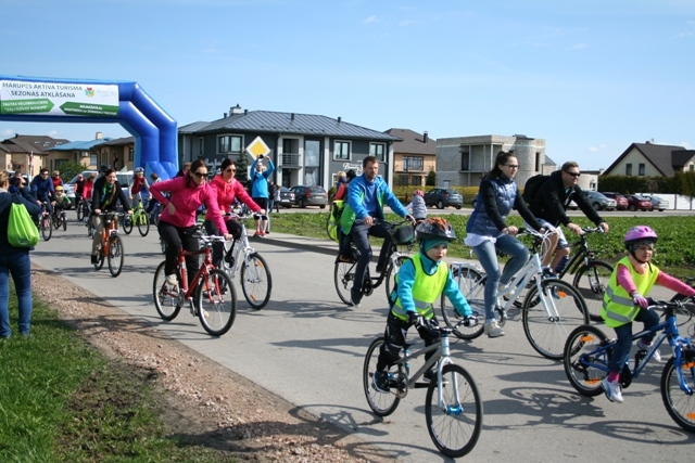 Tautas velobrauciens “Zaļi dzīvot Mārupē!”, 04.05.2015.