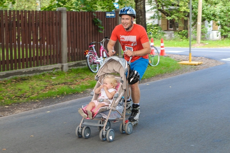 Skrituļošanas maratons Mārupē, 10.08.2014.