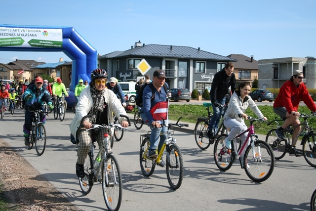 Tautas velobrauciens “Zaļi dzīvot Mārupē!”, 04.05.2015.