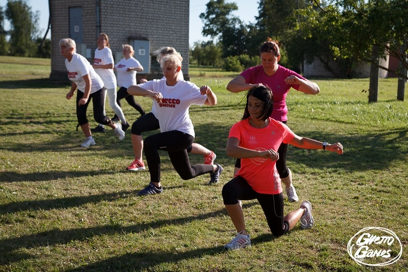 Ghetto Games fitnesa treniņš Tīrainē, 01.06.2015.