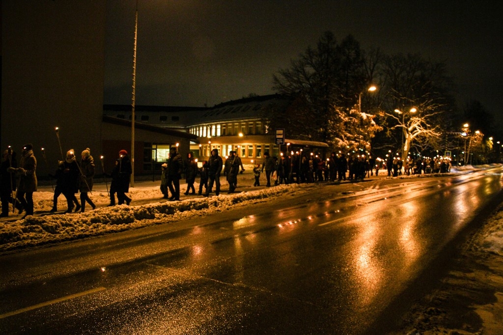 Mārupes novadā atzīmē Lāčplēša dienu, 11.11.2016.