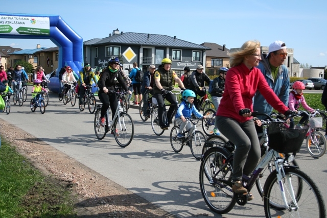 Tautas velobrauciens “Zaļi dzīvot Mārupē!”, 04.05.2015.
