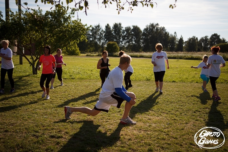 Ghetto Games fitnesa treniņš Tīrainē, 01.06.2015.