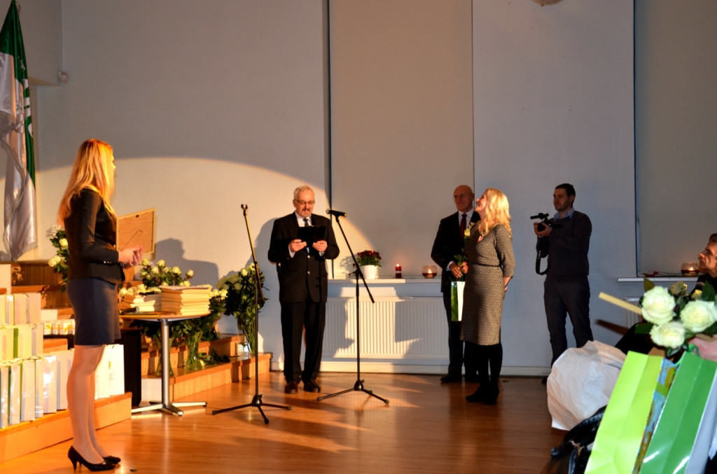 Svinīgs sarīkojums par godu Latvijas valsts svētkiem 17.11.2015.