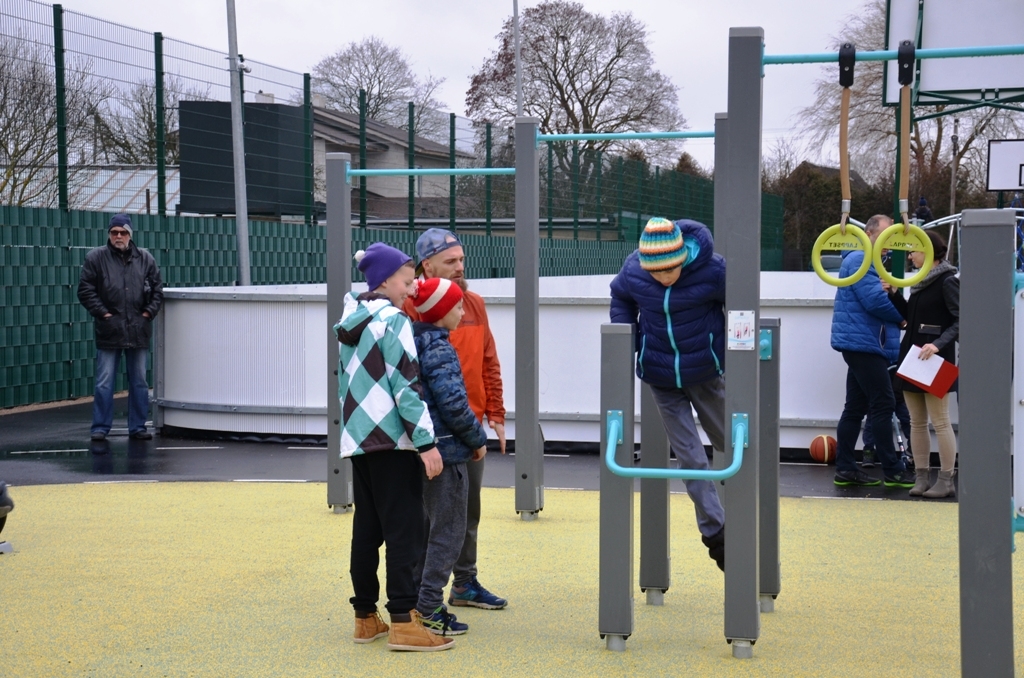 Gerberu ielas sporta laukuma atklāšana 22.12.2015.
