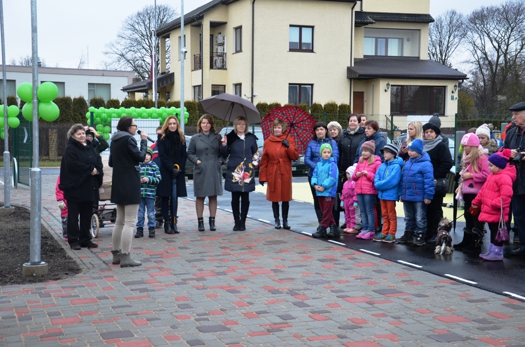 Gerberu ielas sporta laukuma atklāšana 22.12.2015.