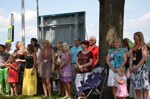 acelts Dziesmu un deju svētku karogs Mārupē! 30.06.2013.
