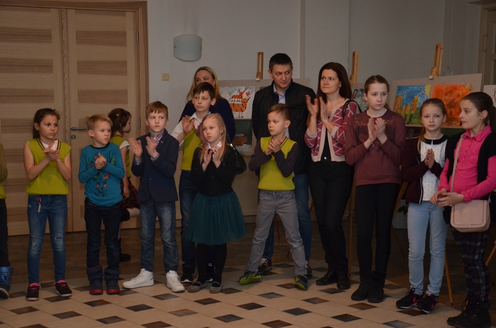 Mārupes pamatskolas audzēkņu izstādes atklāšana, 31.03.2017.