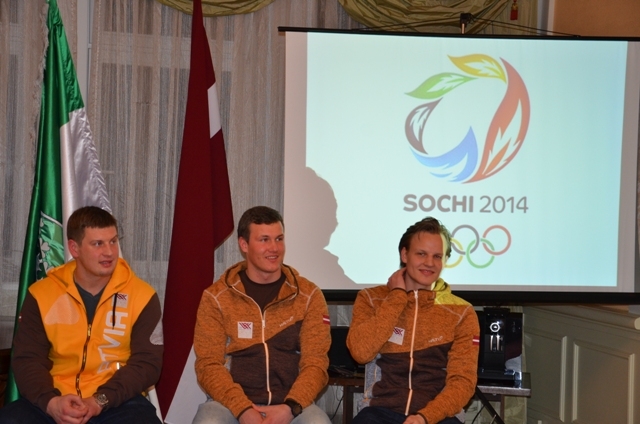 Vēlam veiksmi Mārupes Olimpiešiem XXII ziemas Olimpiskajās spēlēs!, 05.02.2014.