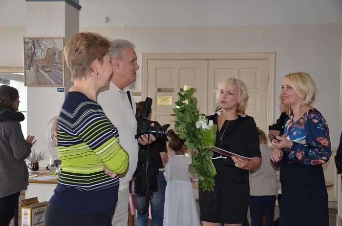 Mākslas izstādes “Tēriņu ielas mistērijas” atklāšana,12.04.2013.