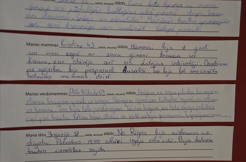 Jaunmārupes pamatskolā atmostas Latvija, atmostas Baltija, 23.10.2014.