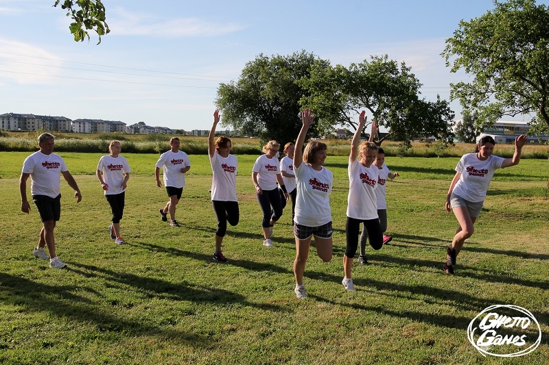Ghetto Games fitnesa treniņš Tīrainē, 01.06.2015.